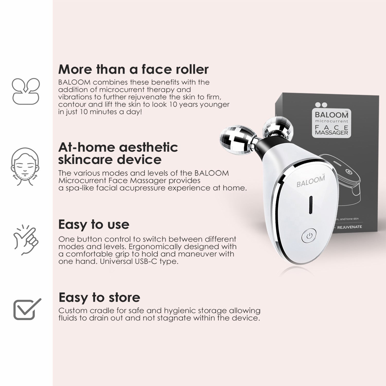 BALOOM MICROCURRENT FACE MASSAGER