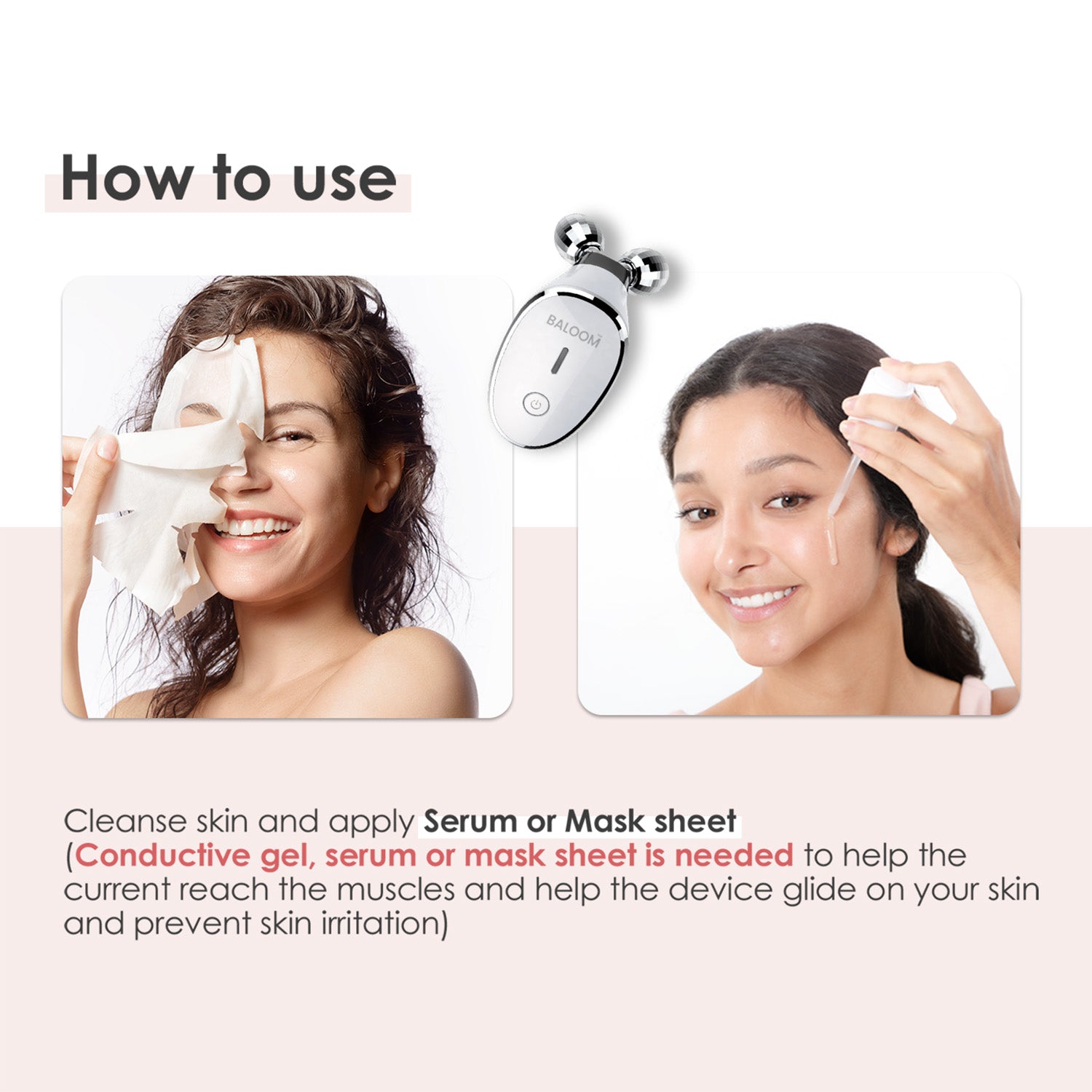 BALOOM MICROCURRENT FACE MASSAGER