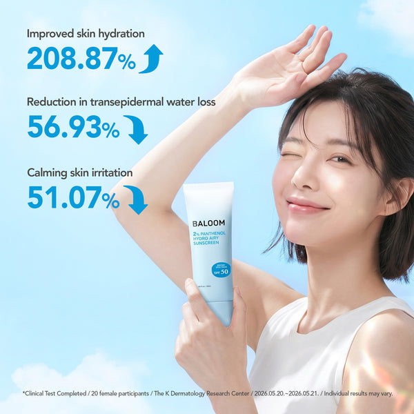 Protector solar ligero con 2% de pantenol SPF 50
