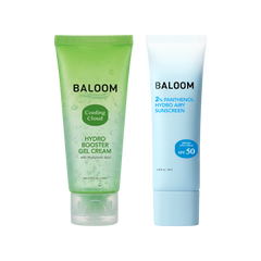 Morning Glow Duo — Hydro Booster Gel Cream + Panthenol Sunscreen SPF 50