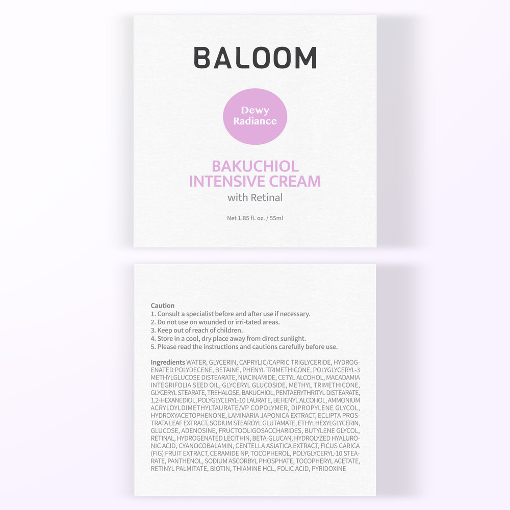 Crema de noche intensiva con bakuchiol y retinal