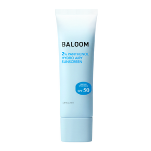 Protector solar ligero con 2% de pantenol SPF 50
