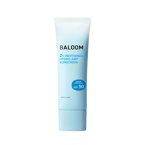 Protector solar ligero con 2% de pantenol SPF 50