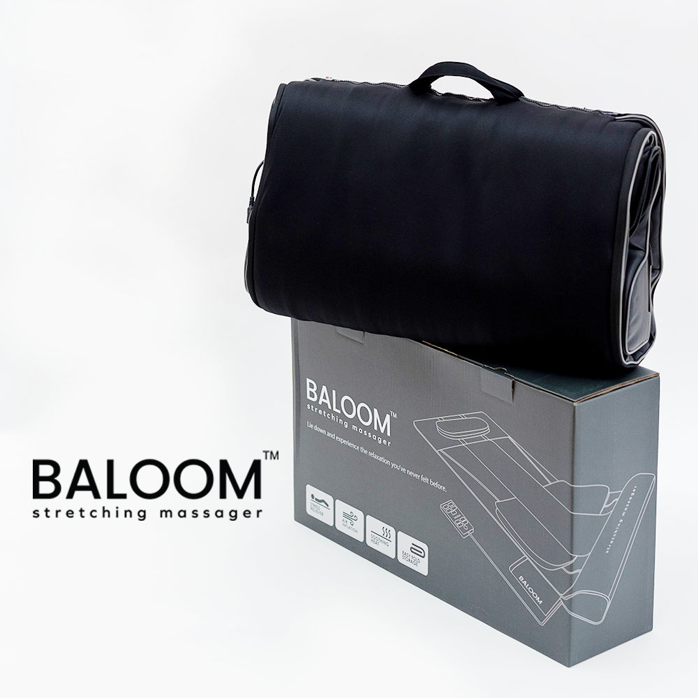 Baloom Stretching Massager is easy to fold and store. It is a portable massager for your whole body anywhere you go.